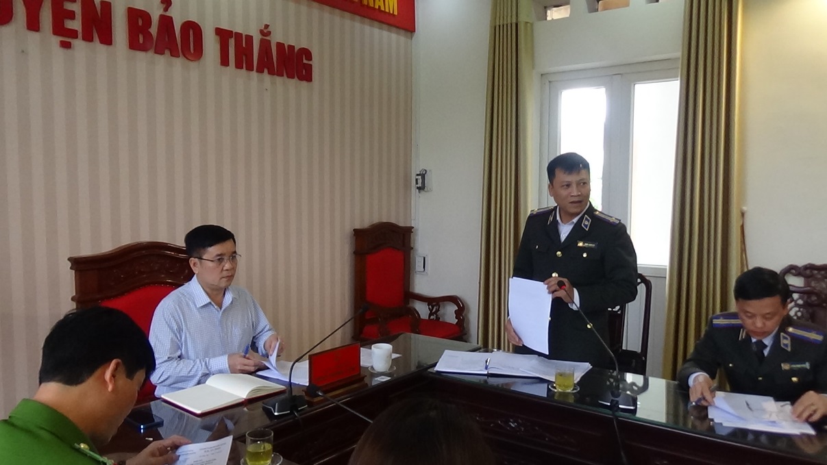 BAN CHỈ ĐẠO THI HÀNH ÁN DÂN SỰ HUYỆN BẢO THẮNG  TRIỂN KHAI CÔNG TÁC NĂM 2023