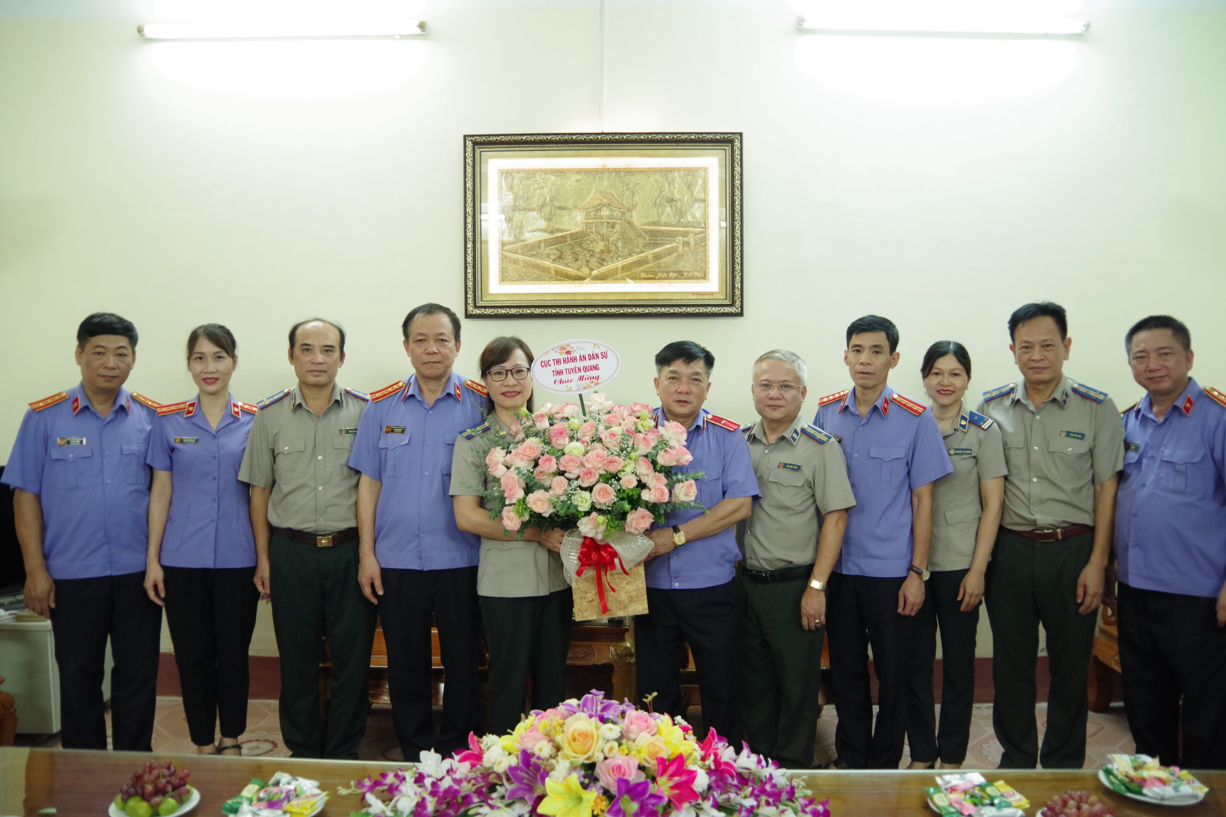 Cục Thi hành án dân sự tỉnh chúc mừng kỷ niệm 62 năm Ngày truyền thống Ngành kiểm sát nhân dân (26/7/1960 - 26/7/2022)