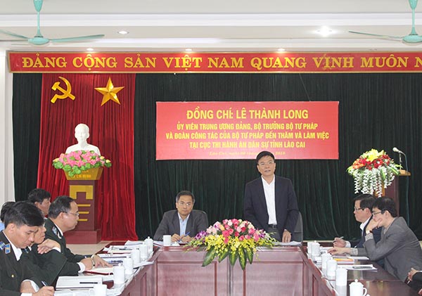 Bộ trưởng Lê Thành Long bắt đầu chuyến công tác tại 3 tỉnh Tây Bắc