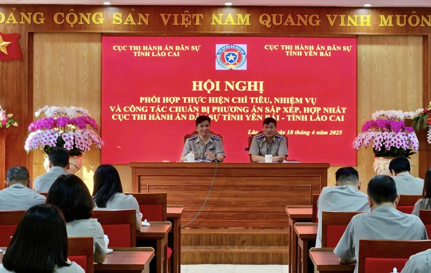 Cục THADS tỉnh Lào Cai và Yên Bái họp chuẩn bị phương án sắp xếp, hợp nhất