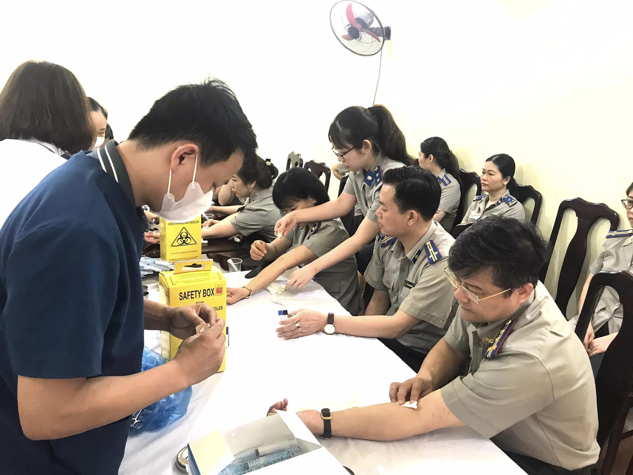 Công đoàn, cơ quan Cục Thi hành án dân sự tổ chức khám sức khoẻ định kỳ cho công chức, người lao động năm 2023