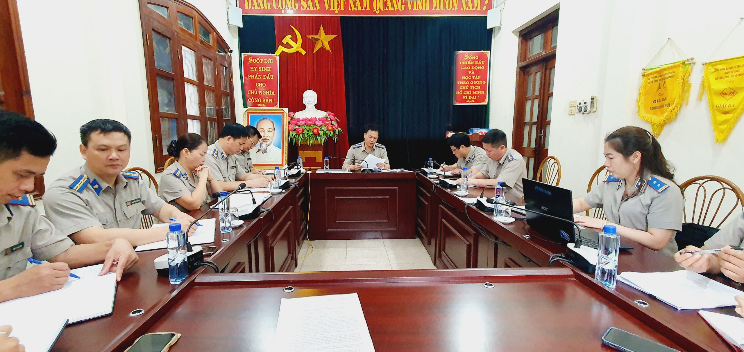 Kiểm tra toàn diện công tác thi hành án dân sự năm 2024 đối với Chi cục THADS huyện Chiêm Hoá