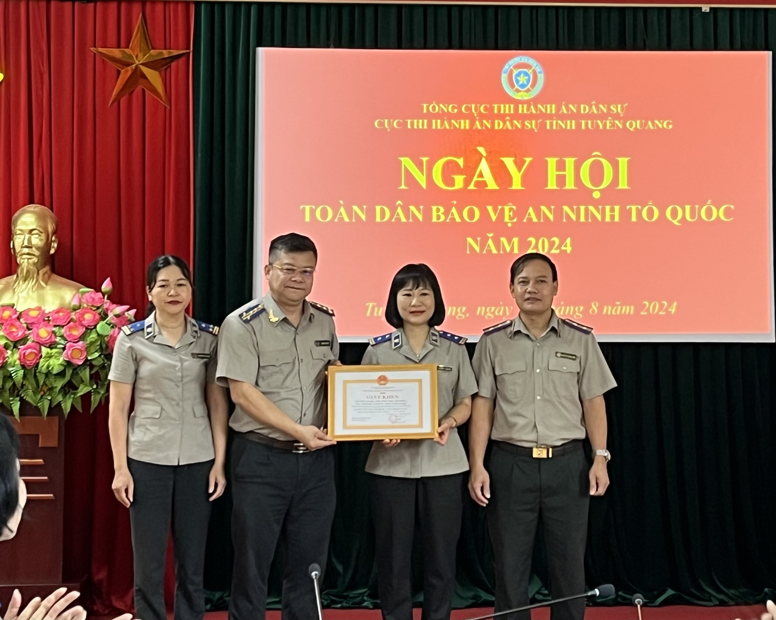 Cục THADS tỉnh Tuyên Quang tổ chức “Ngày hội Toàn dân bảo vệ an ninh Tổ quốc” năm 2024