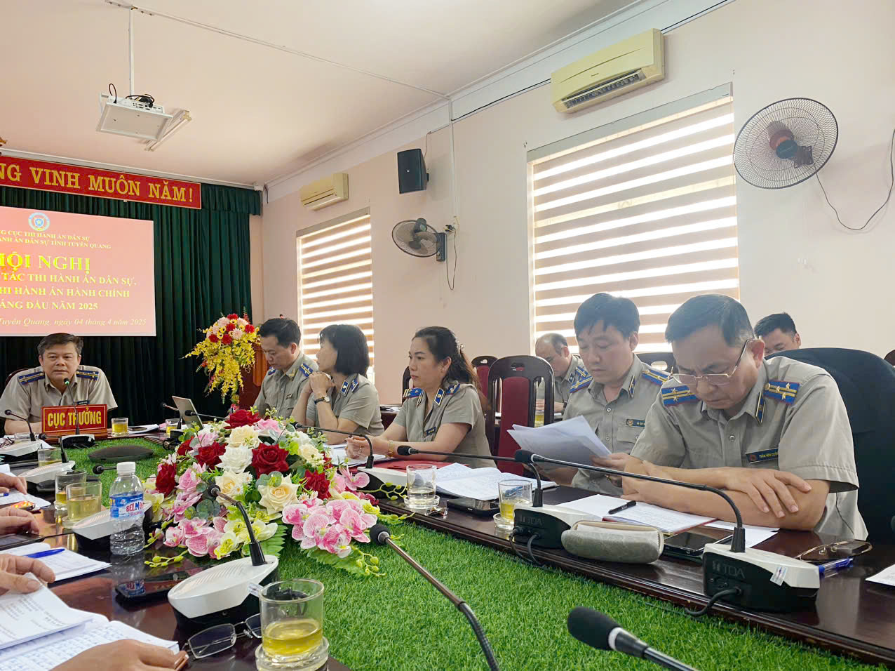 Cục Thi hành án dân sự tỉnh Tuyên Quang  tổ chức hội nghị sơ kết 6 tháng đầu năm 2025