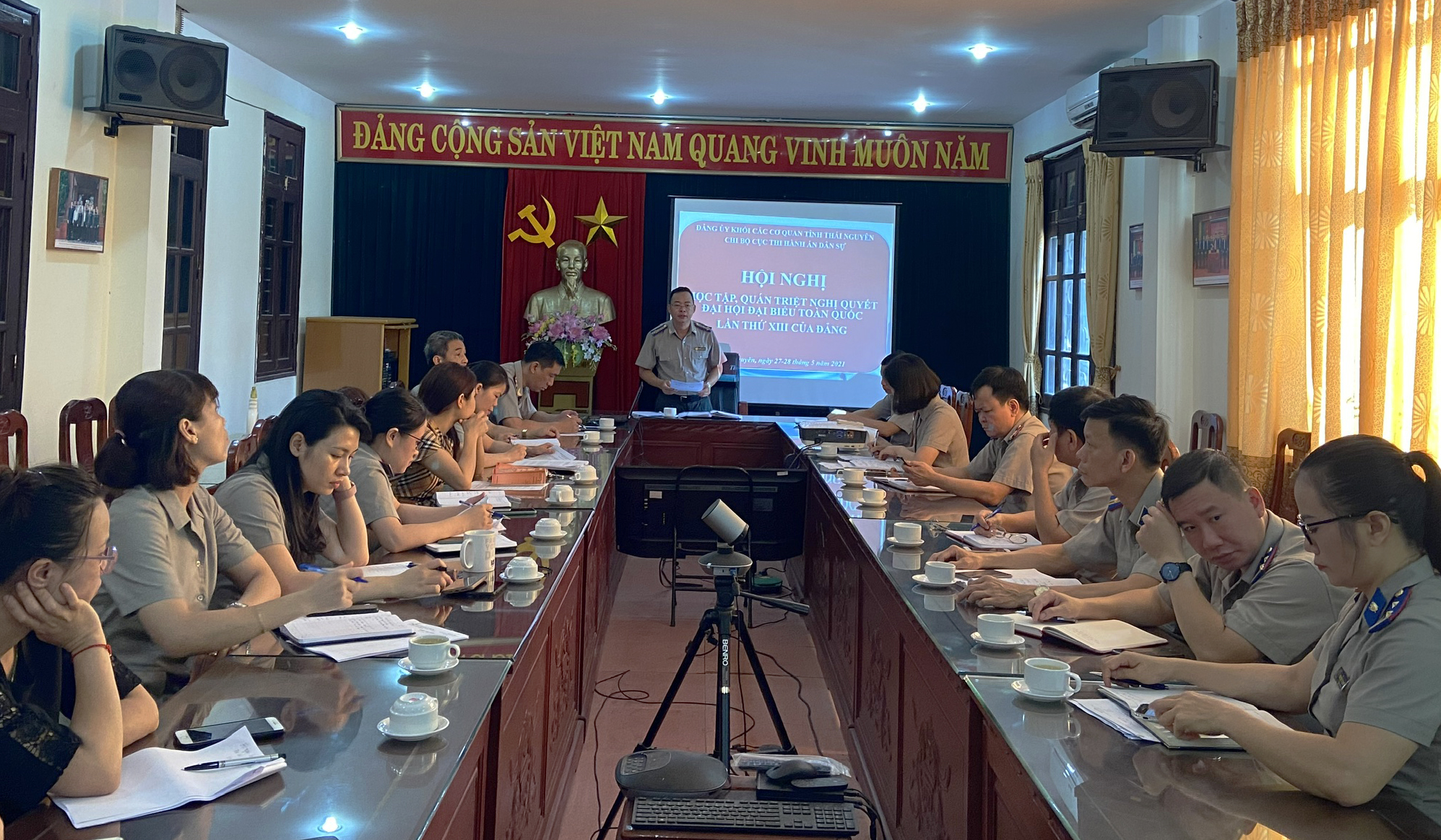 Chi bộ Cục THADS tỉnh Thái Nguyên quán triệt Nghị quyết Đại hội Đại biểu toàn quốc lần thứ XIII