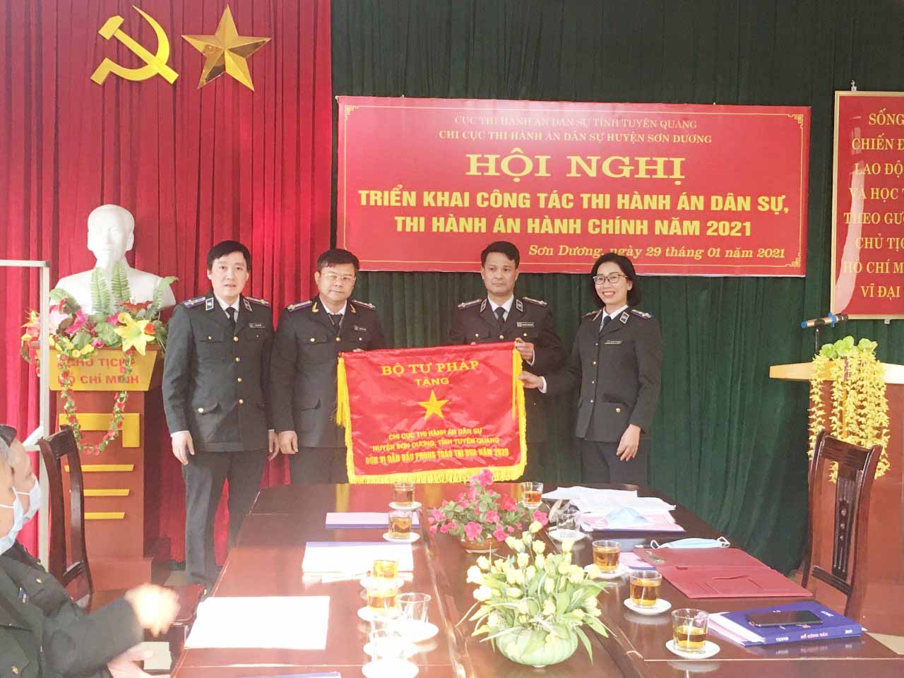 Sơn Dương: Triển khai công tác thi hành án dân sự, theo dõi thi hành án hành chính năm 2021