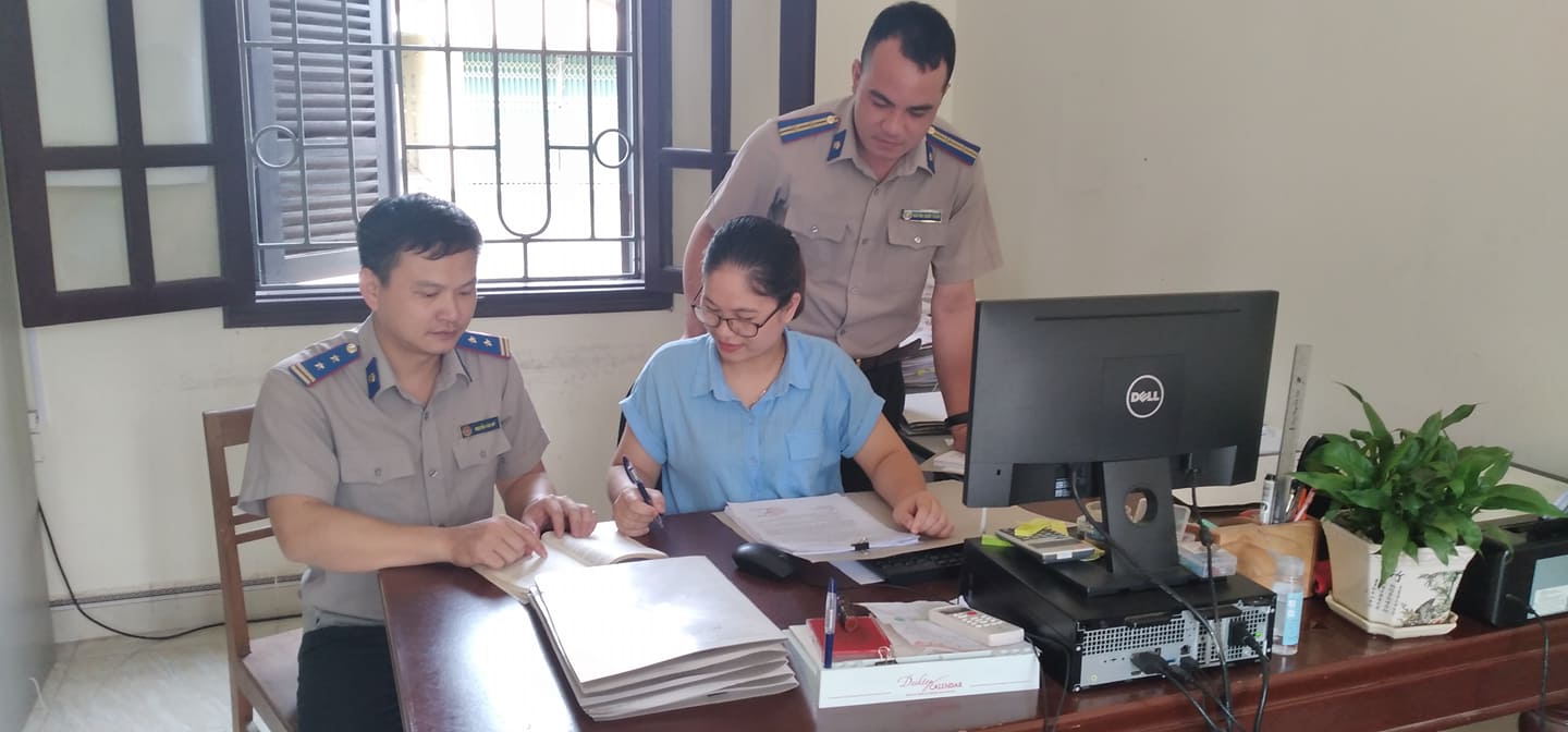 Chi cục THADS huyện Hàm Yên thi đua lập thành tích chào mừng kỷ niệm 75 năm Ngày truyền thống Thi hành án dân sự  (19/7/1946-19/7/2021)