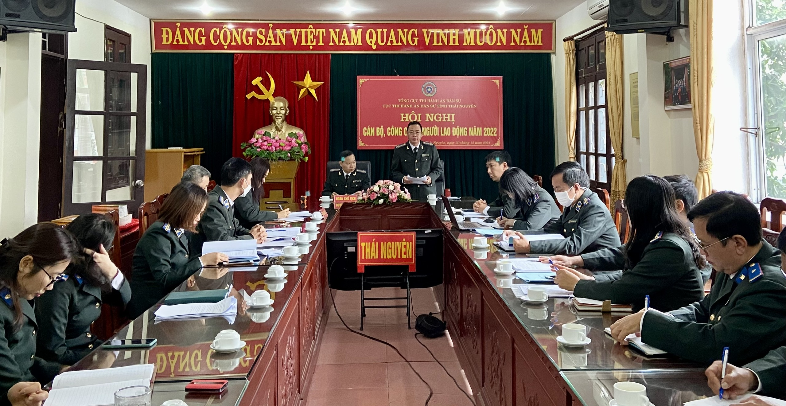 Cục THADS tỉnh tổ chức Hội nghị cán bộ công chức, người lao động năm 2022