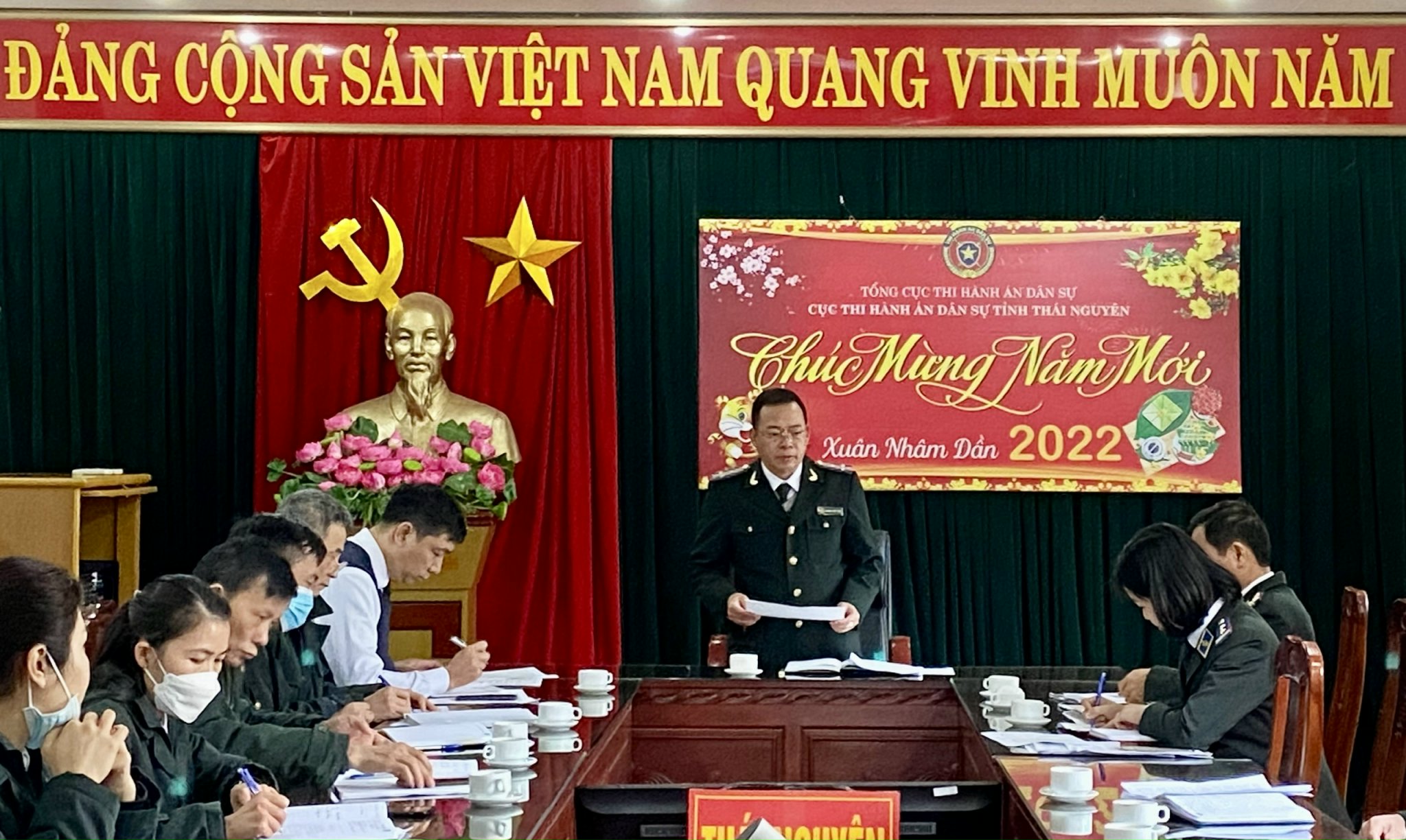 Chi bộ Cục THADS tỉnh tổ chức sinh hoạt chuyên đề Quý I/2022