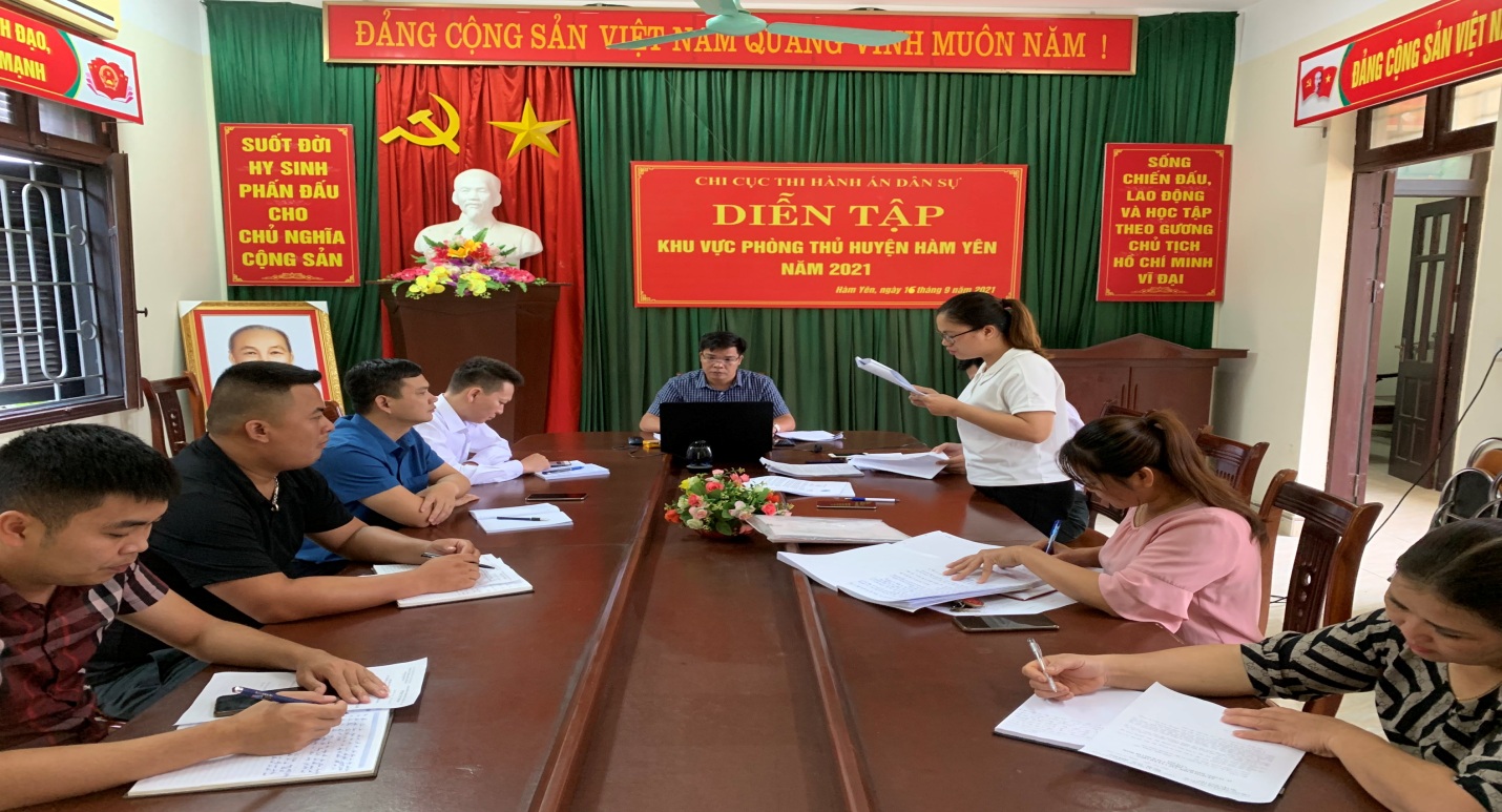 Chi bộ Chi cục Thi hành án dân sự huyện Hàm Yên Tổ chức Hội nghị học tập chuyên đề toàn khóa “Học tập và làm theo tư tưởng đạo đức, phong cách Hồ Chí Minh”  nhiệm kỳ Đại hội XIII của Đảng-Chuyên đề năm 2021