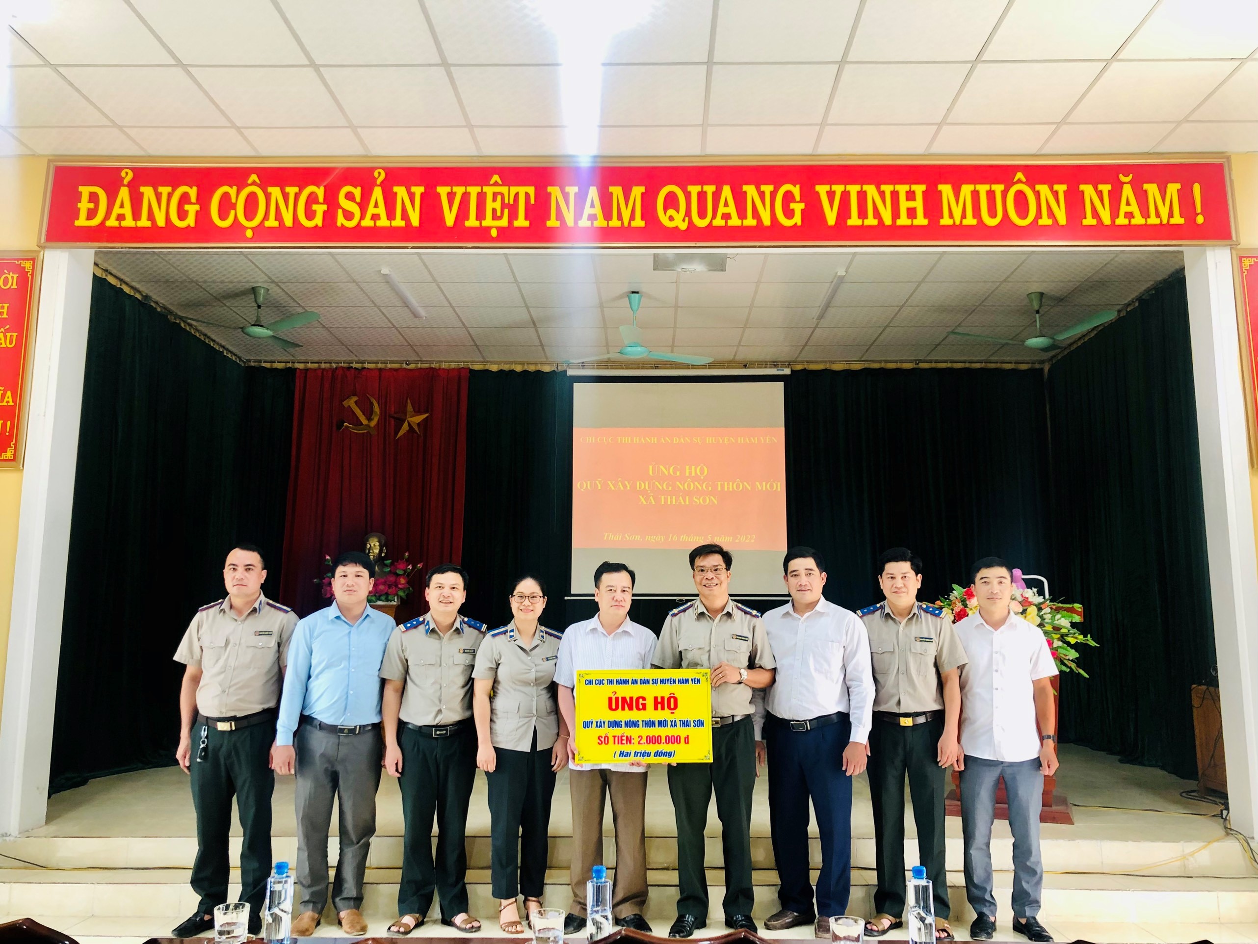 Chi cục THADS huyện Hàm Yên tích cực thực hiện “Phong trào thi đua Ngành Tư pháp chung sức góp phần xây dựng nông thôn mới”