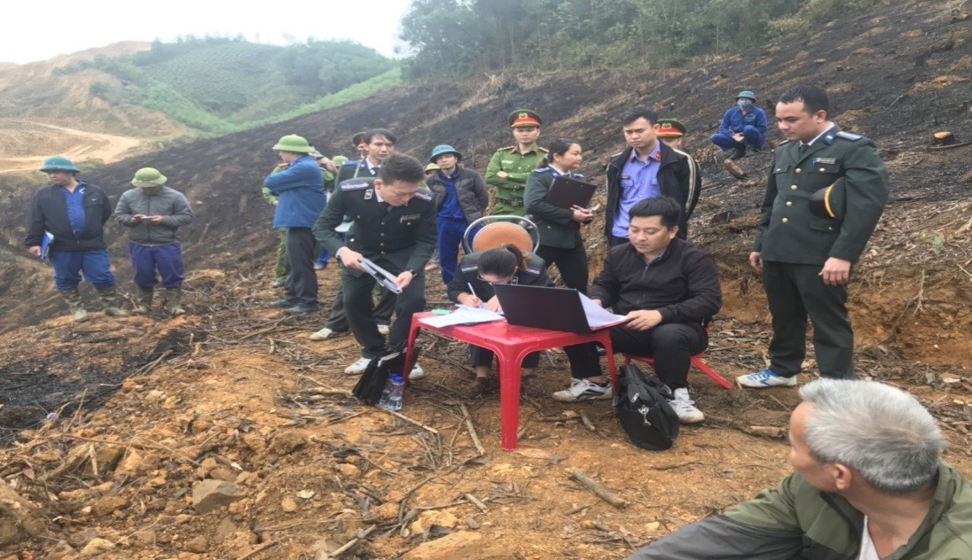 Chi cục Thi hành án dân sự huyện Hàm Yên tổ chức cưỡng chế thi hành án, đẩy nhanh tiến độ thực hiện chỉ tiêu, nhiệm vụ năm 2023