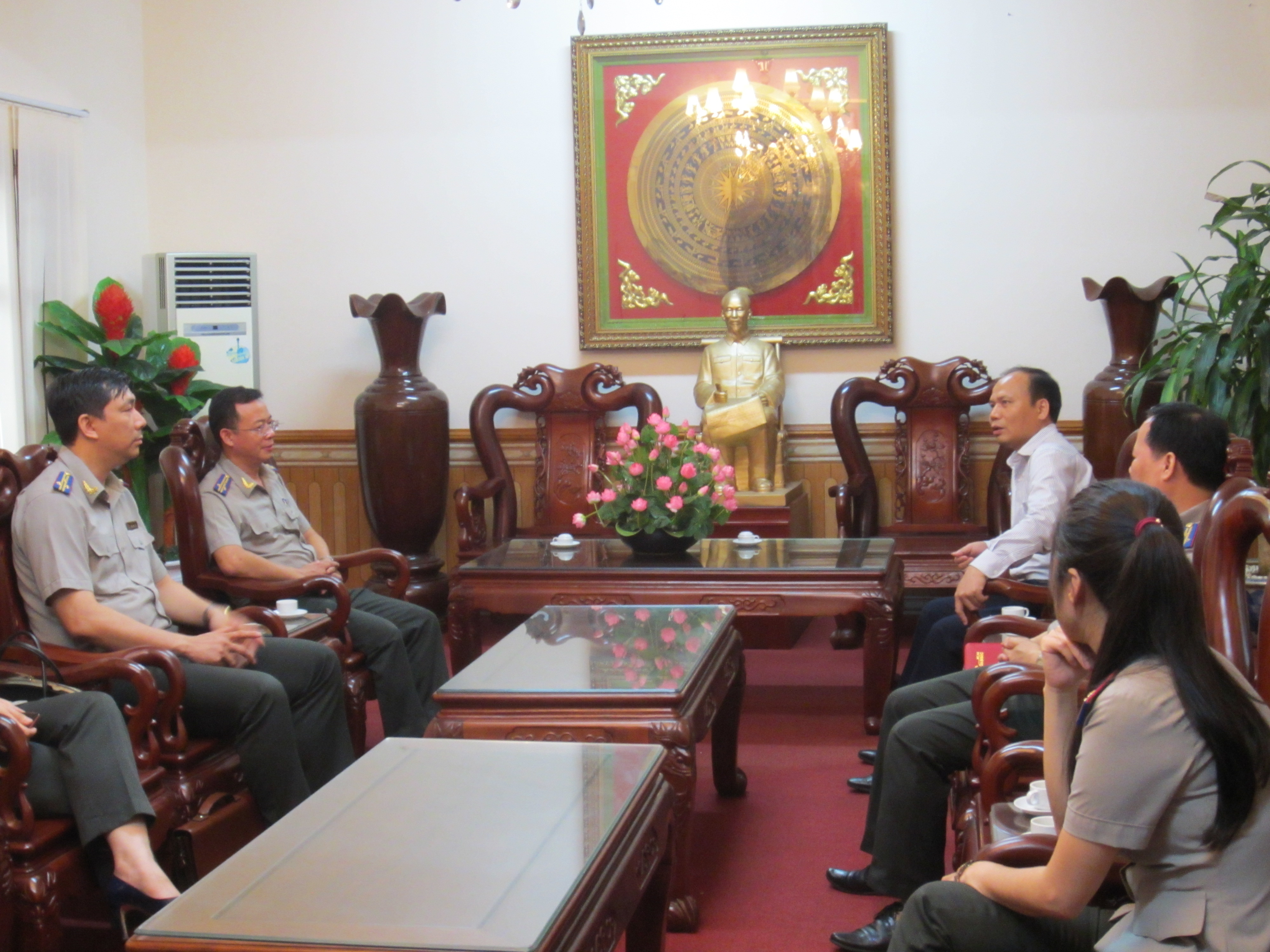 Đoàn công tác làm việc với Huyện ủy, UBND huyện Đại Từ 