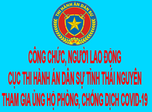 Công chức, người lao động Cục THADS tỉnh tham gia ủng hộ phòng, chống dịch Covid-19