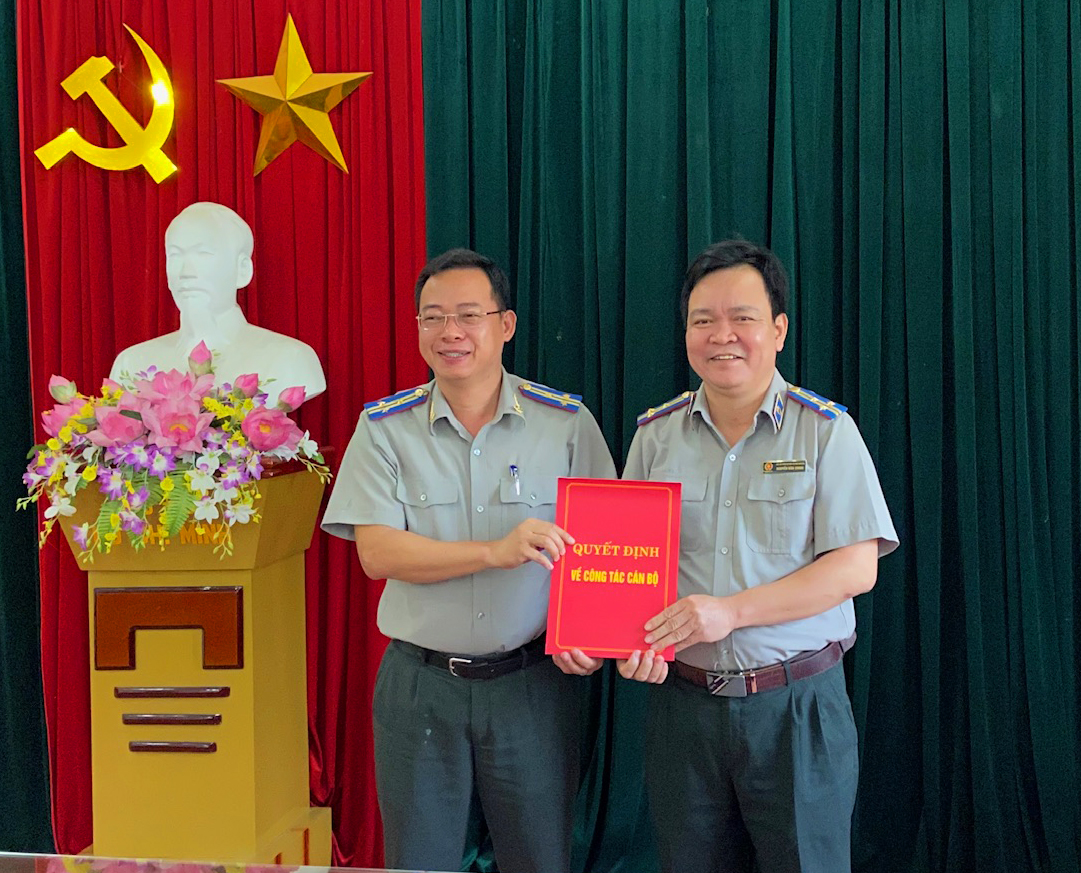 Cục THADS tỉnh tổ chức trao các quyết định về công tác cán bộ