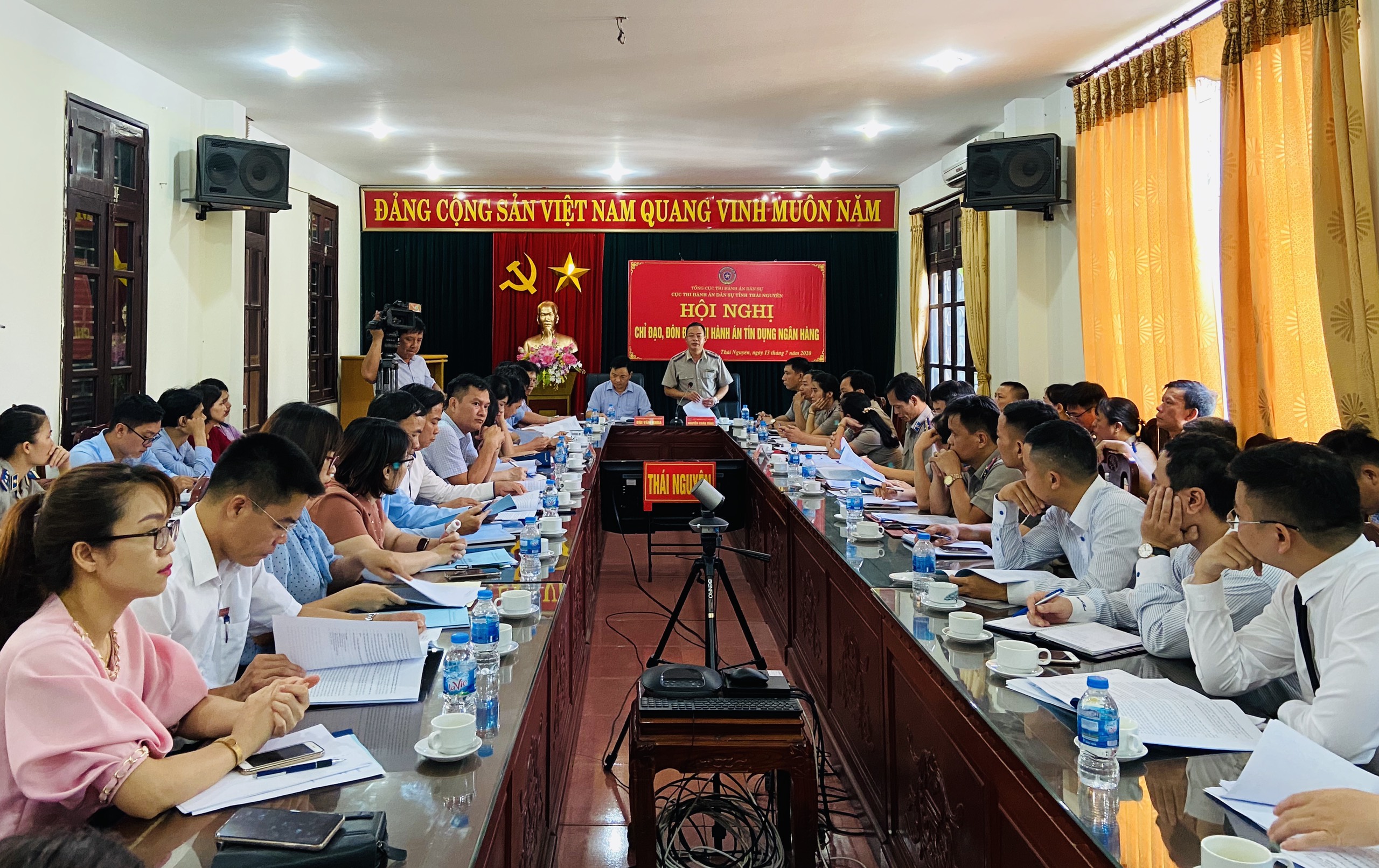 Cục THADS tỉnh tổ chức Hội nghị chỉ đạo, đôn đốc thi hành án tín dụng, ngân hàng