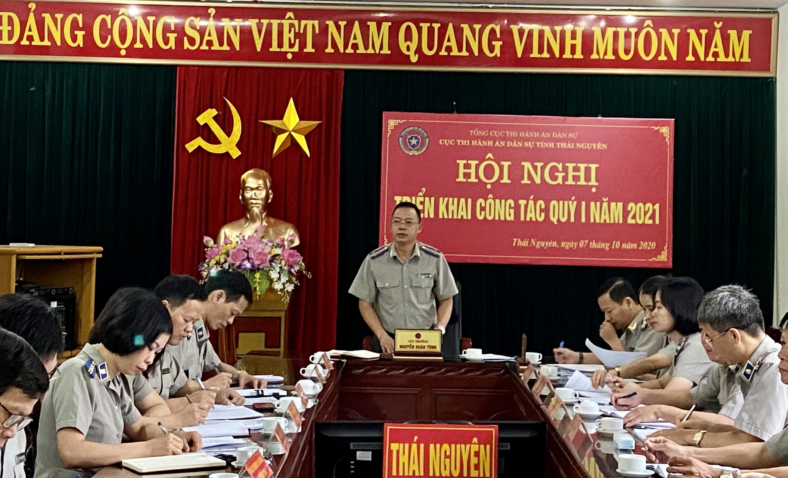 Cục THADS tỉnh tổ chức Hội nghị triển khai công tác Quý I năm 2021