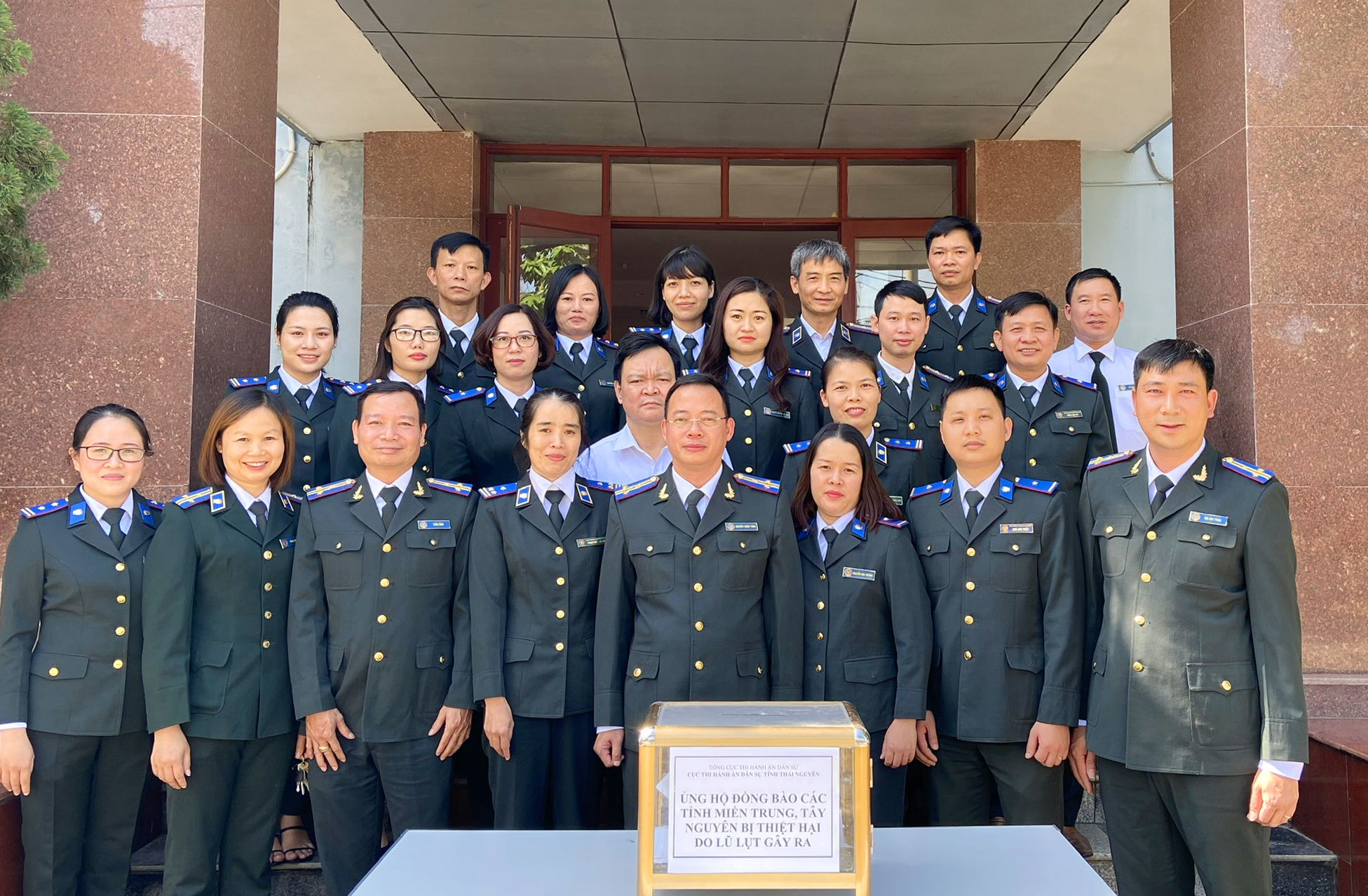 Cục THADS tỉnh Thái Nguyên tham gia ủng hộ đồng bào miền Trung, Tây Nguyên