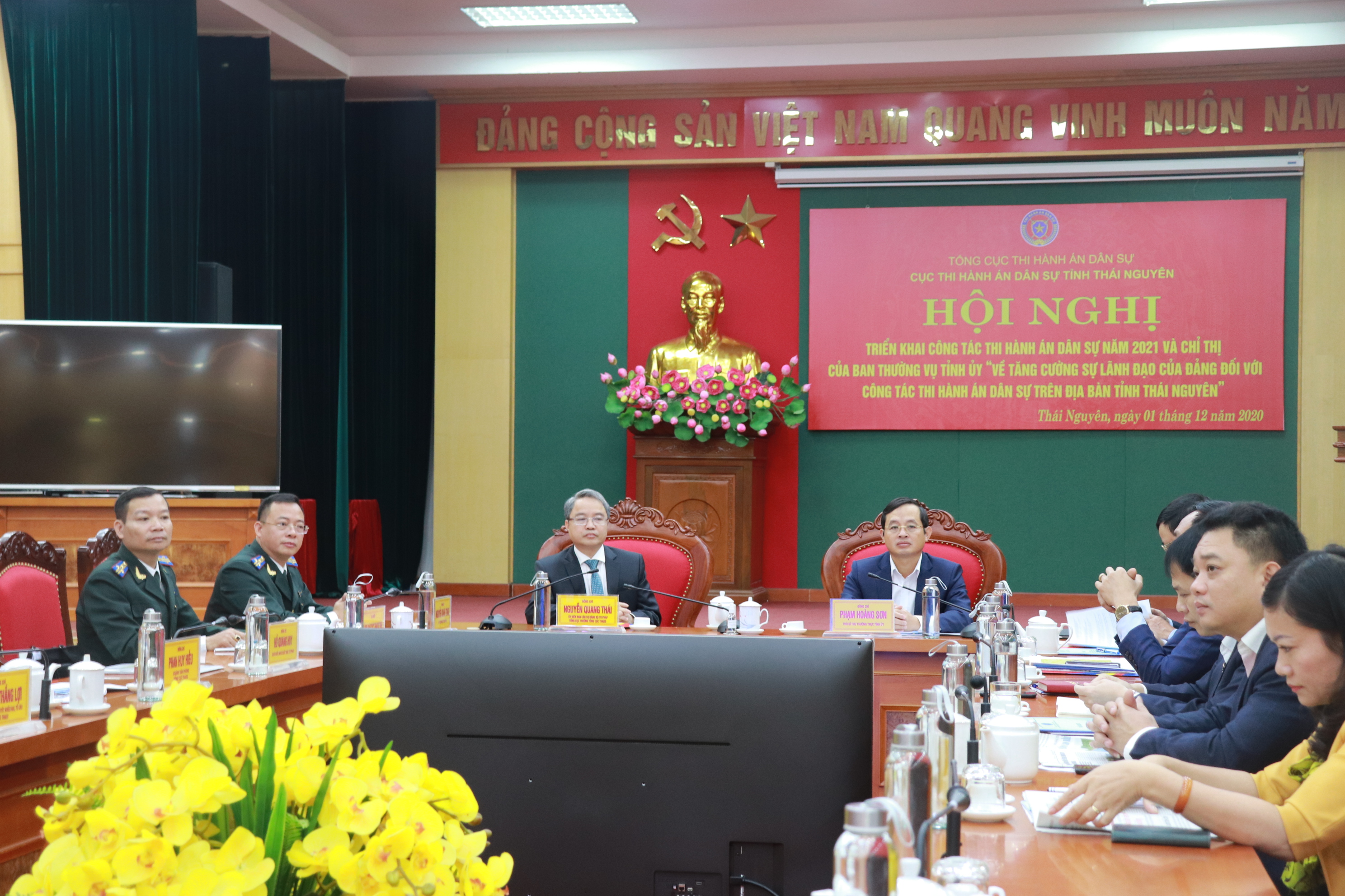 Cục Thi hành án dân sự Thái Nguyên triển khai công tác năm 2021