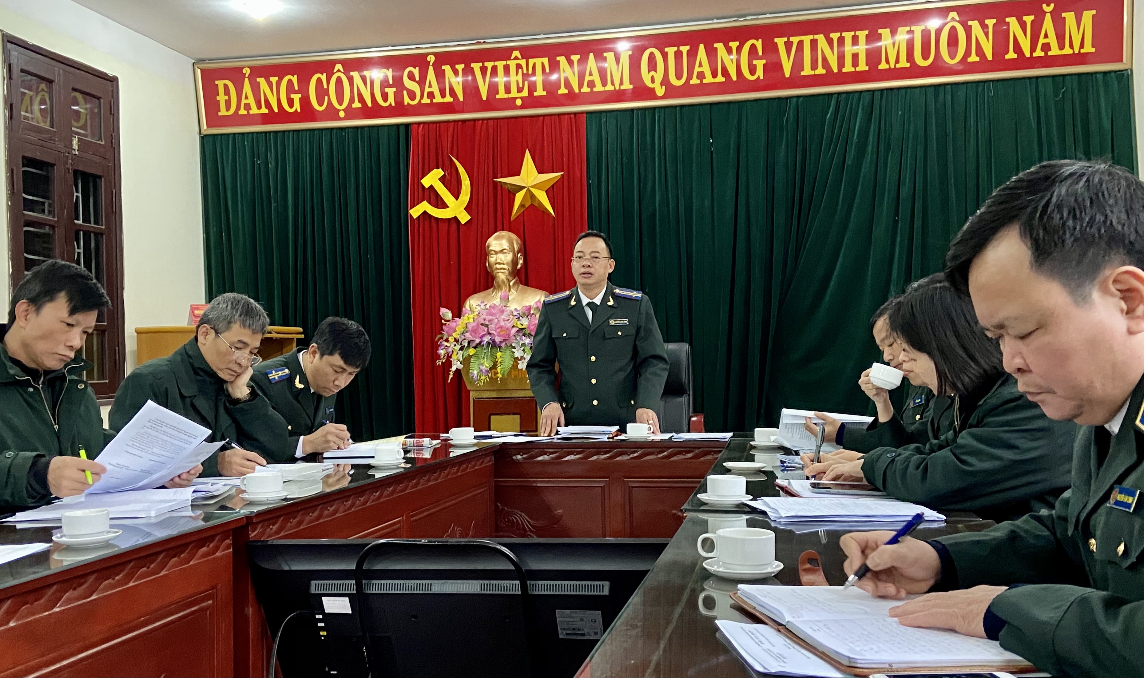 Cơ quan Cục THADS tỉnh tổ chức Hội nghị triển khai công tác năm 2021