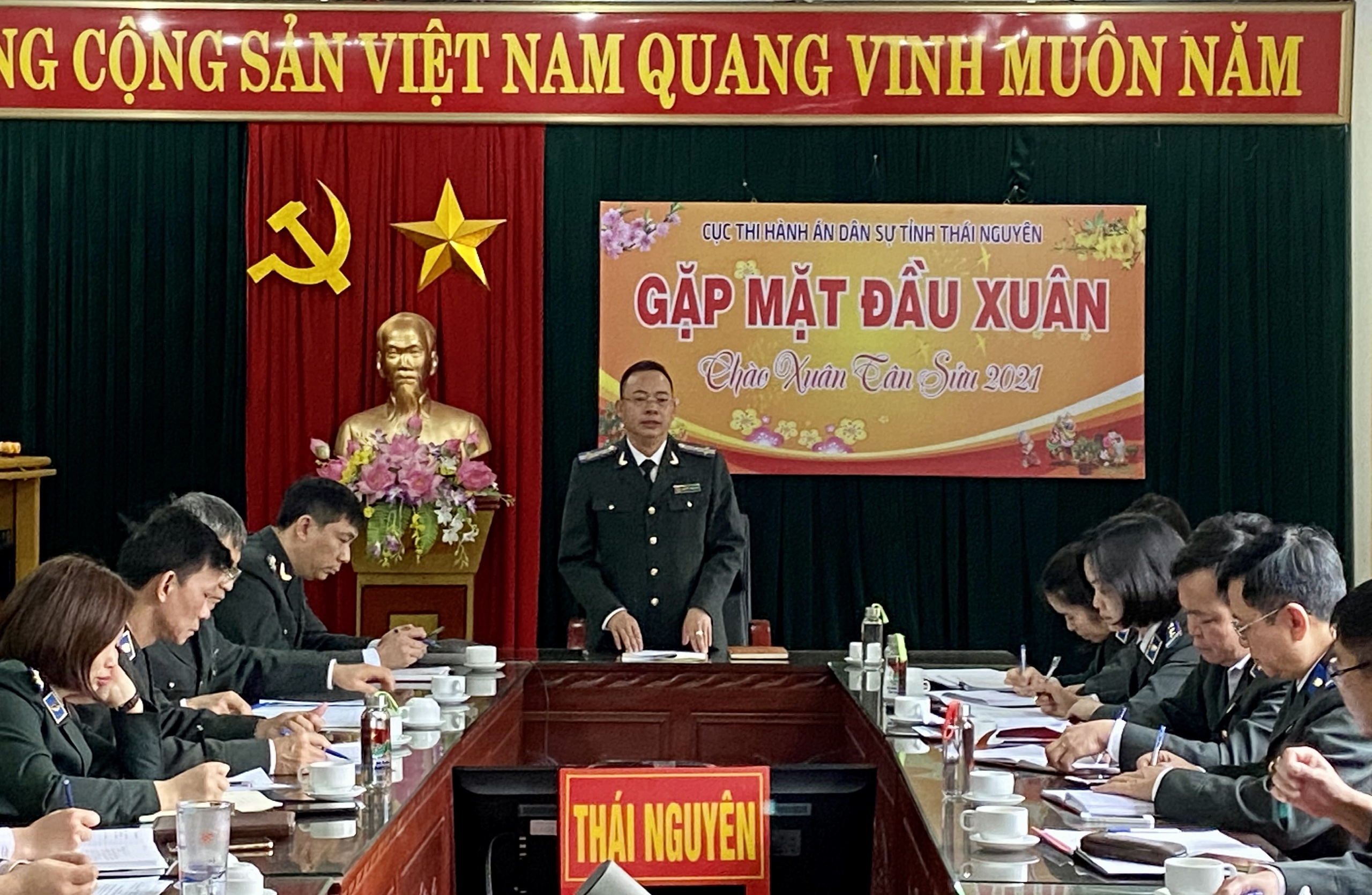 Cục THADS tỉnh tổ chức họp giao ban triển khai công tác tháng 02 năm 2021