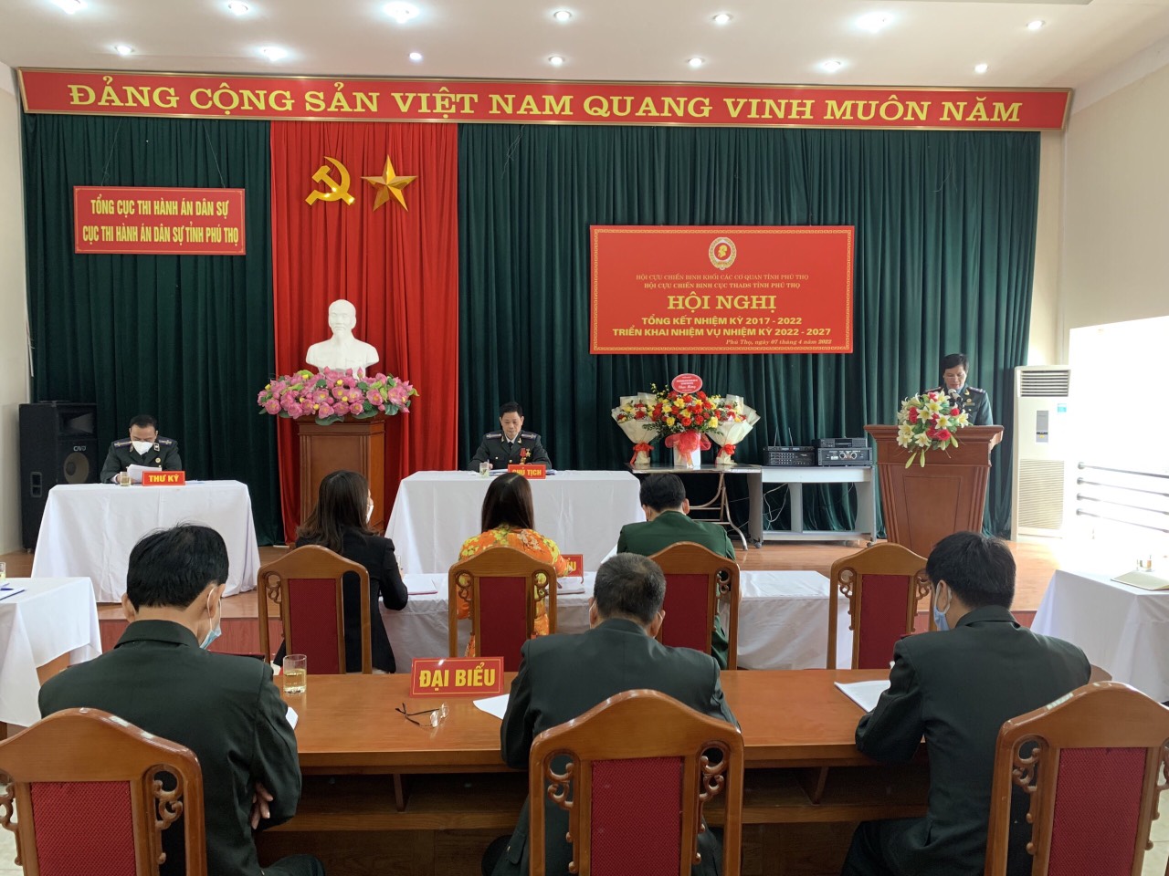 Hội nghị tổng kết công tác CCB Cục THADS tỉnh Phú Thọ