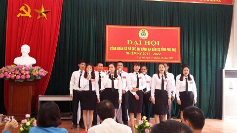 Cục Thi hành án dân sự tỉnh Phú Thọ tổ chức thành công Đại Hội CĐCS nhiệm kỳ 2017-2022