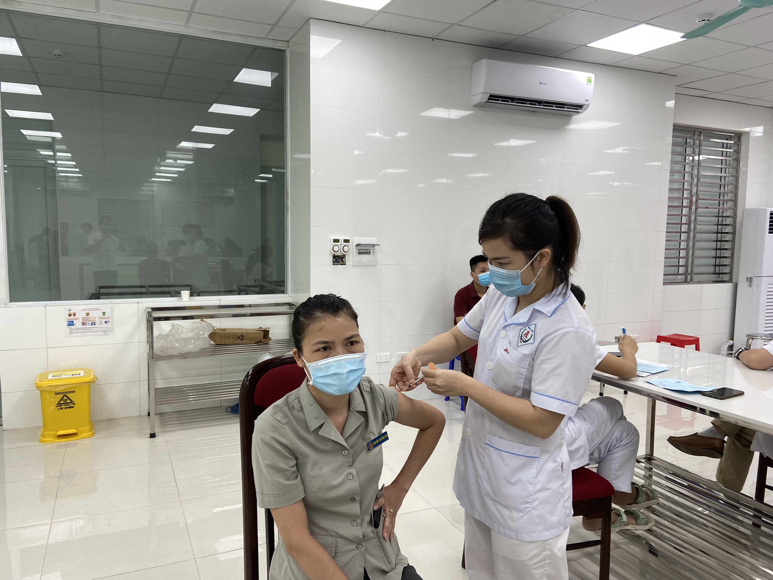 Cục THADS tỉnh tiêm  mũi 2 vắc xin phòng COVID-19