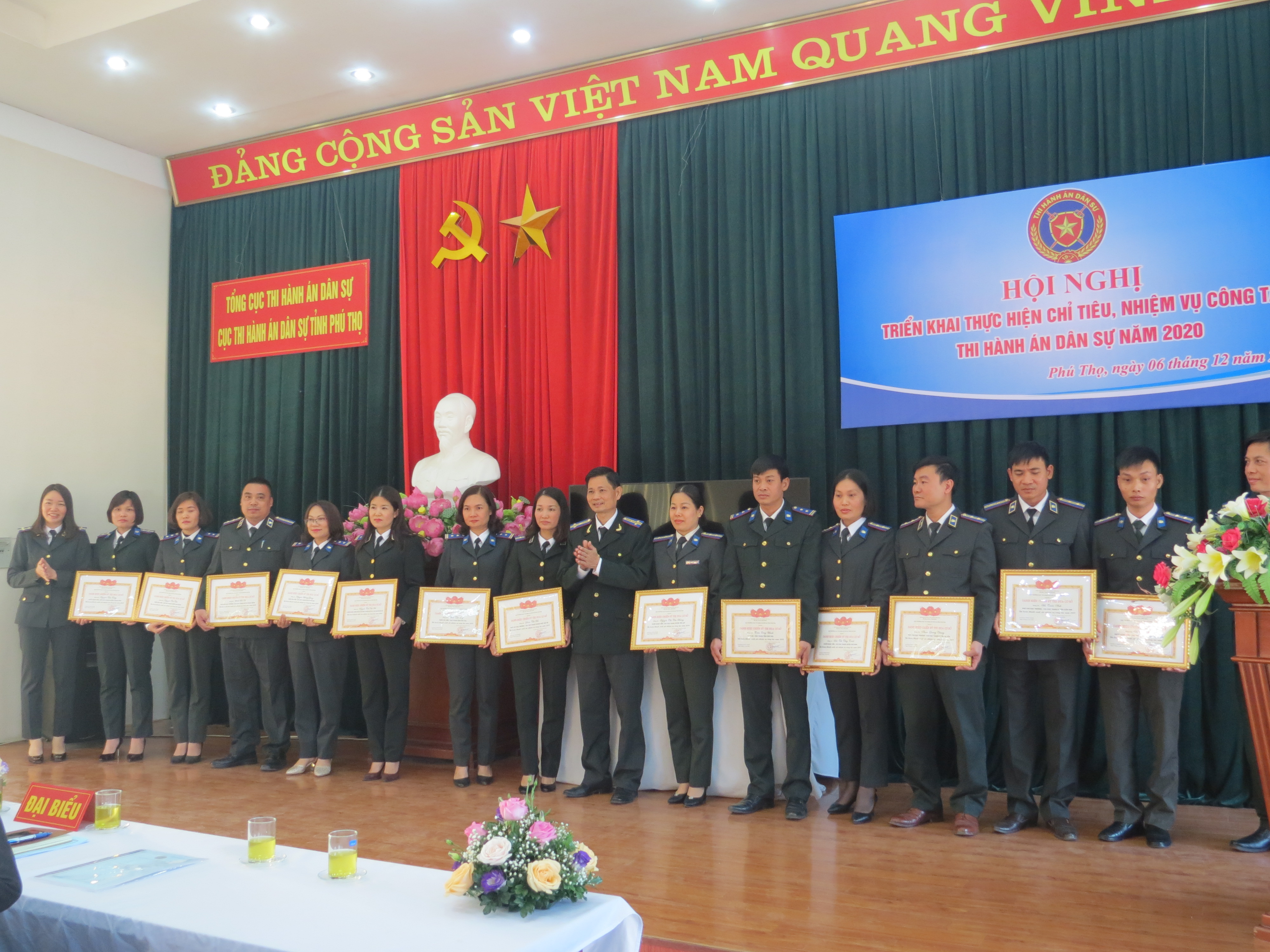 Cục THADS tỉnh Phú Thọ tổ chức Hội nghị triển khai thực hiện chỉ tiêu, nhiệm vụ công tác thi hành án dân sự năm 2020