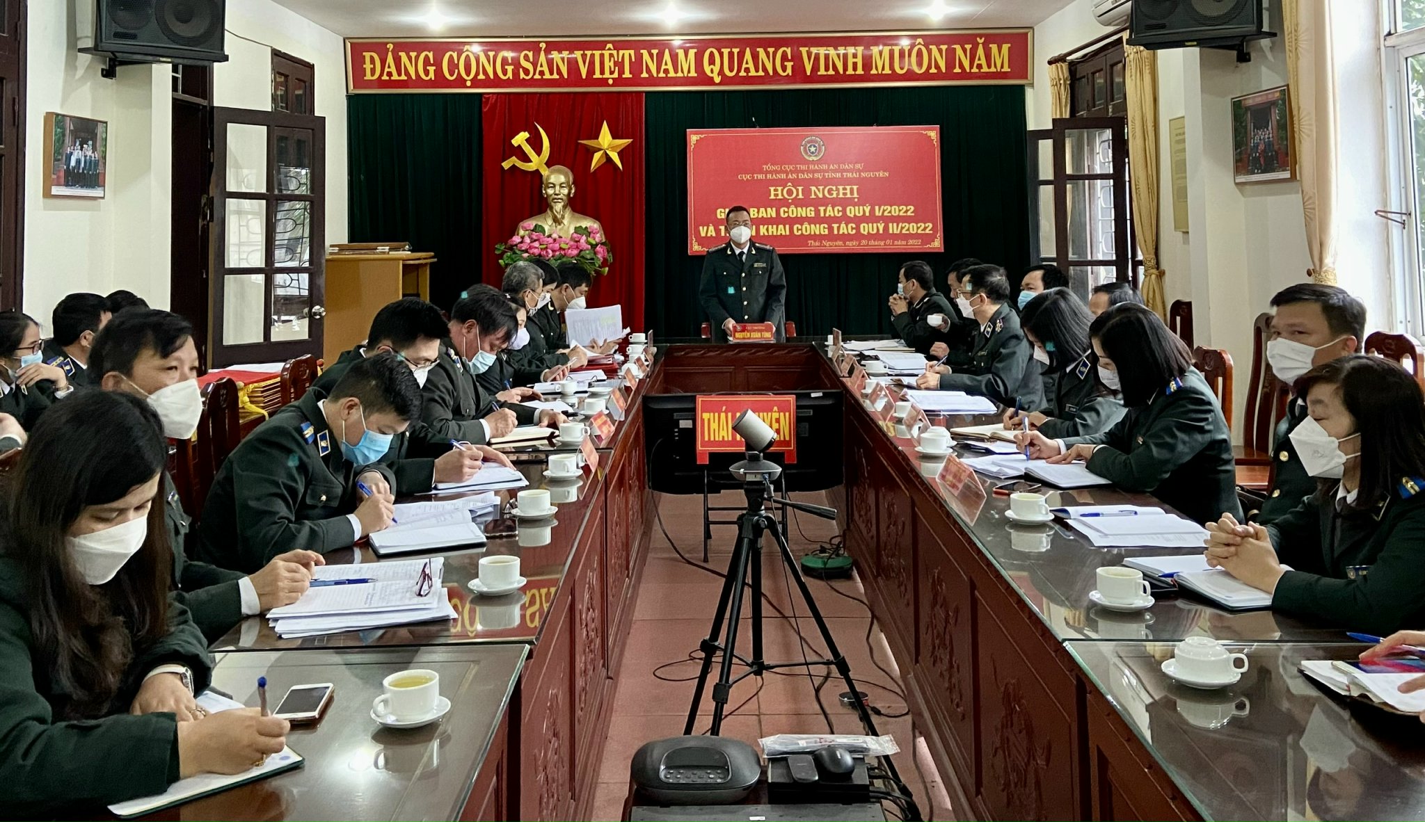 ​Hội nghị giao ban công tác THADS Quý I/2022, triển khai nhiệm vụ công tác Quý II/2022 và ký giao ước thi đua năm 2022