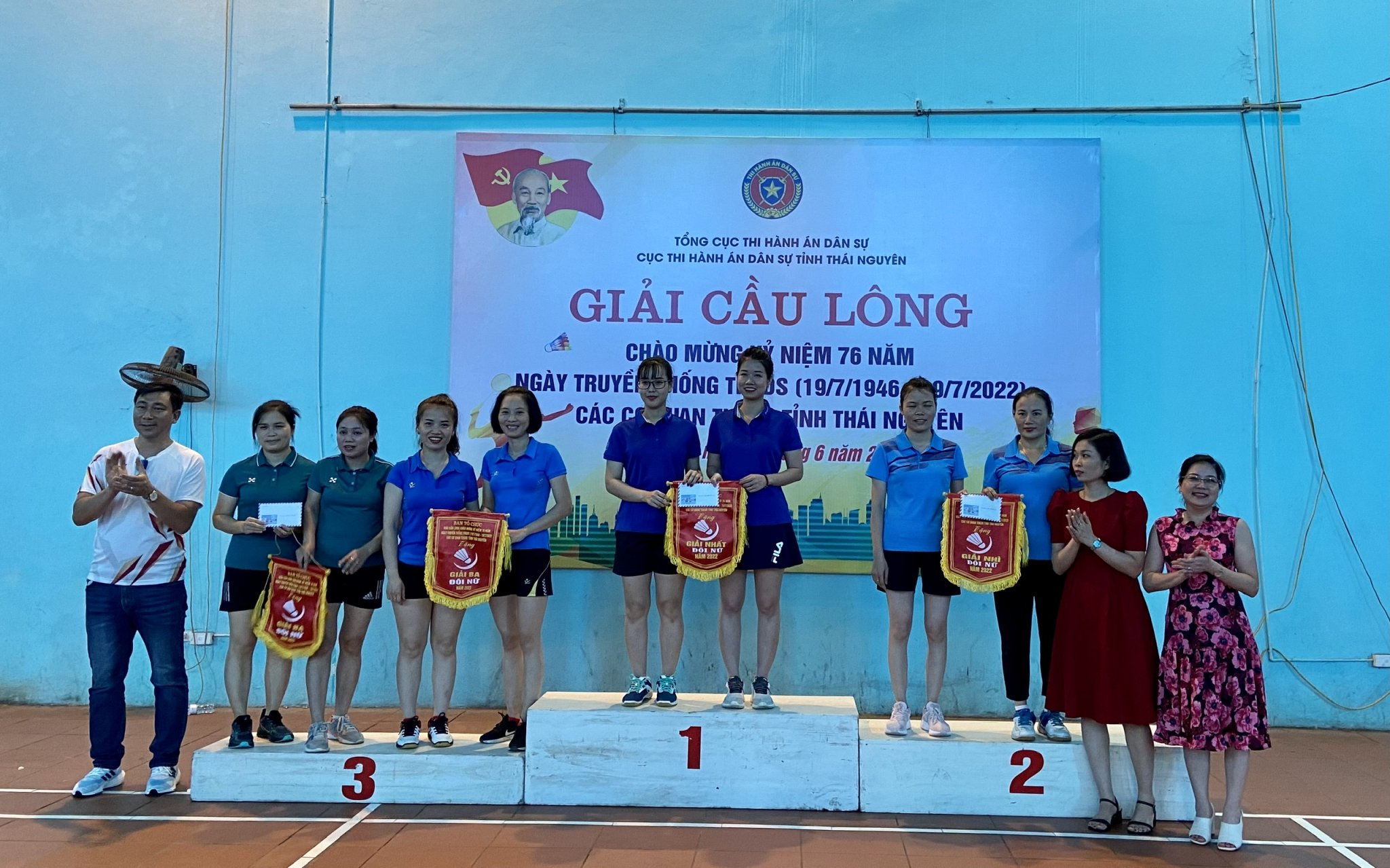 Giải cầu lông Chào mừng kỷ niệm 76 năm Ngày truyền thống THADS (19/7/1946–19/7/2022)