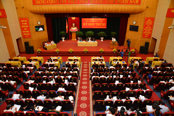 Khai mạc kỳ họp thứ 10, HĐND tỉnh khoá XVII