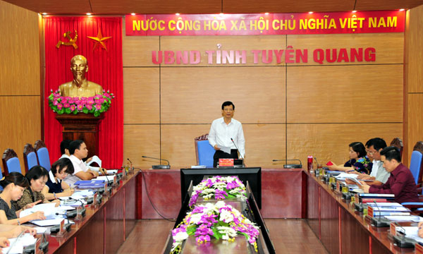 UBND tỉnh họp phiên thường kỳ tháng 7