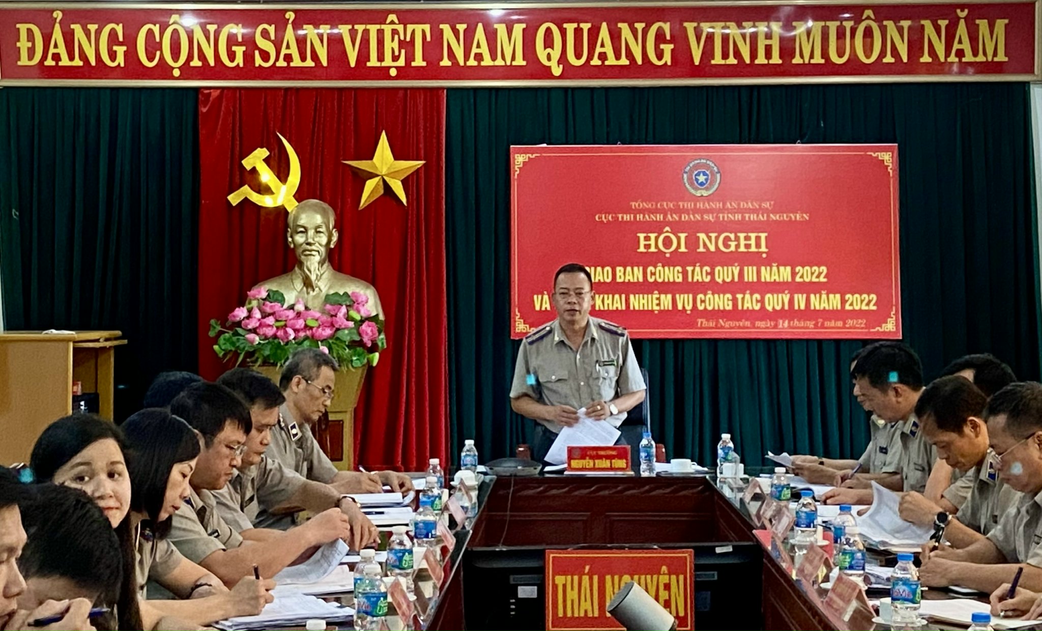 Hội nghị giao ban công tác Quý III năm 2022 của Cục THADS tỉnh