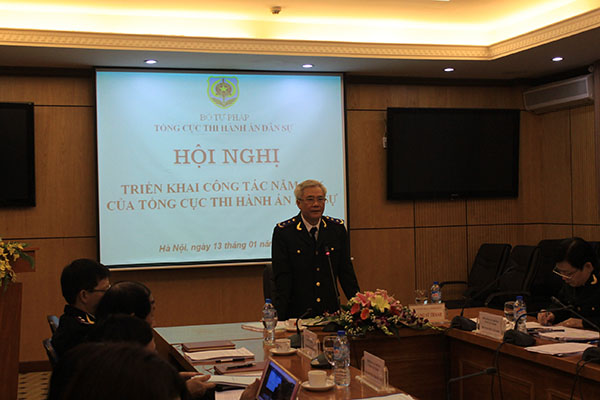 Tổng cục Thi hành án dân sự tổ chức Hội nghị triển khai công tác năm 2016