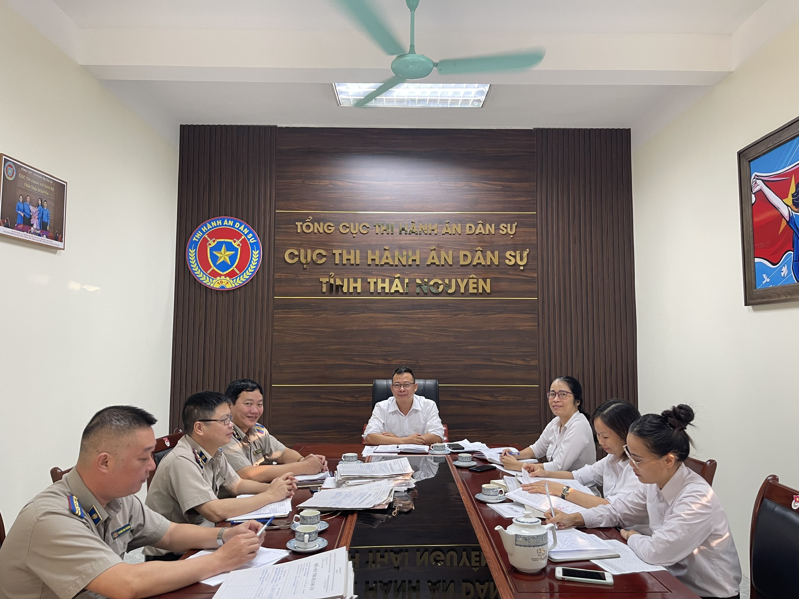 Cục THADS tỉnh chỉ đạo rà soát án có điều kiện thi hành trên 01 năm chưa thi hành xong