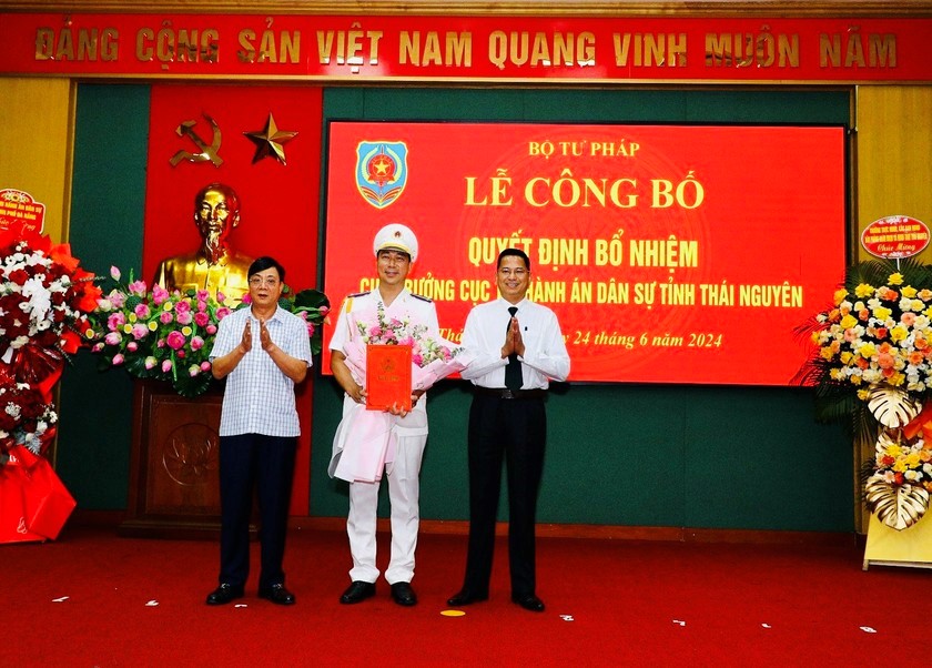 Ông Bùi Huy Toàn làm Cục trưởng Thi hành án dân sự Thái Nguyên
