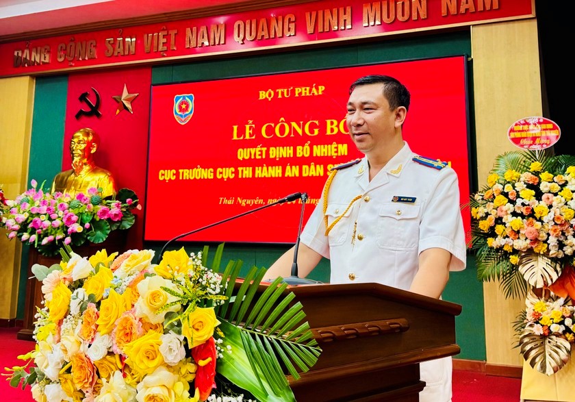 Tân Cục trưởng Cục THADS tỉnh Thái Nguyên Bùi Huy Toàn