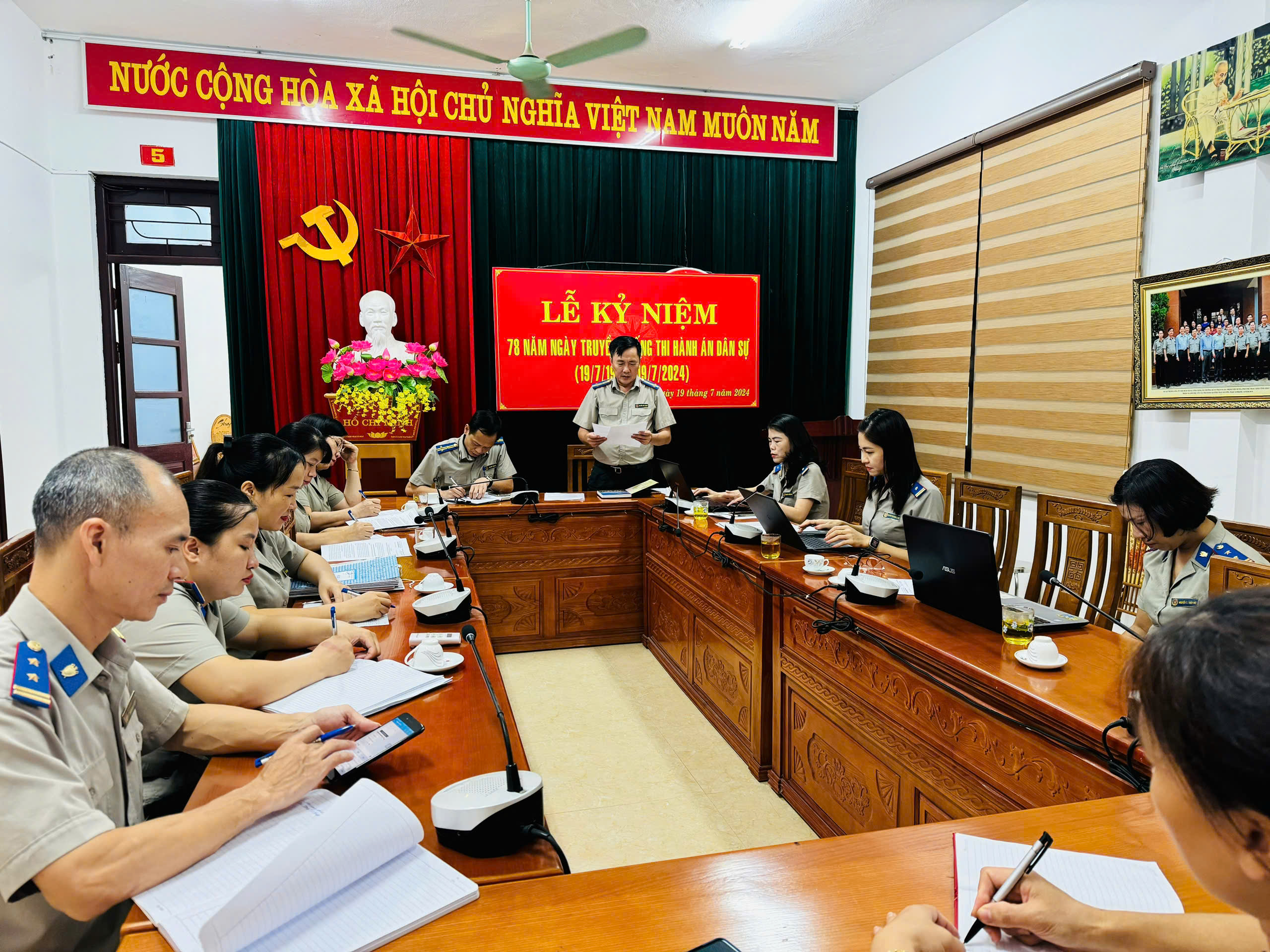 Kiểm tra chuyên đề tại Chi cục THADS thành phố Sông Công