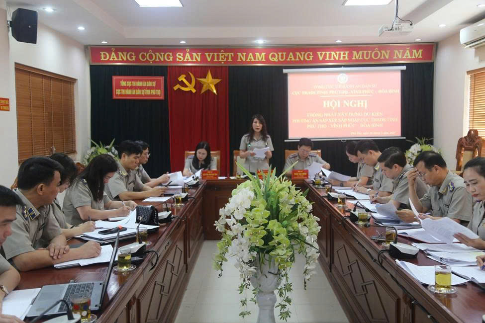 Cục THADS Phú Thọ, Hòa Bình và Vĩnh Phúc họp thống nhất phương án sắp xếp, sáp nhập