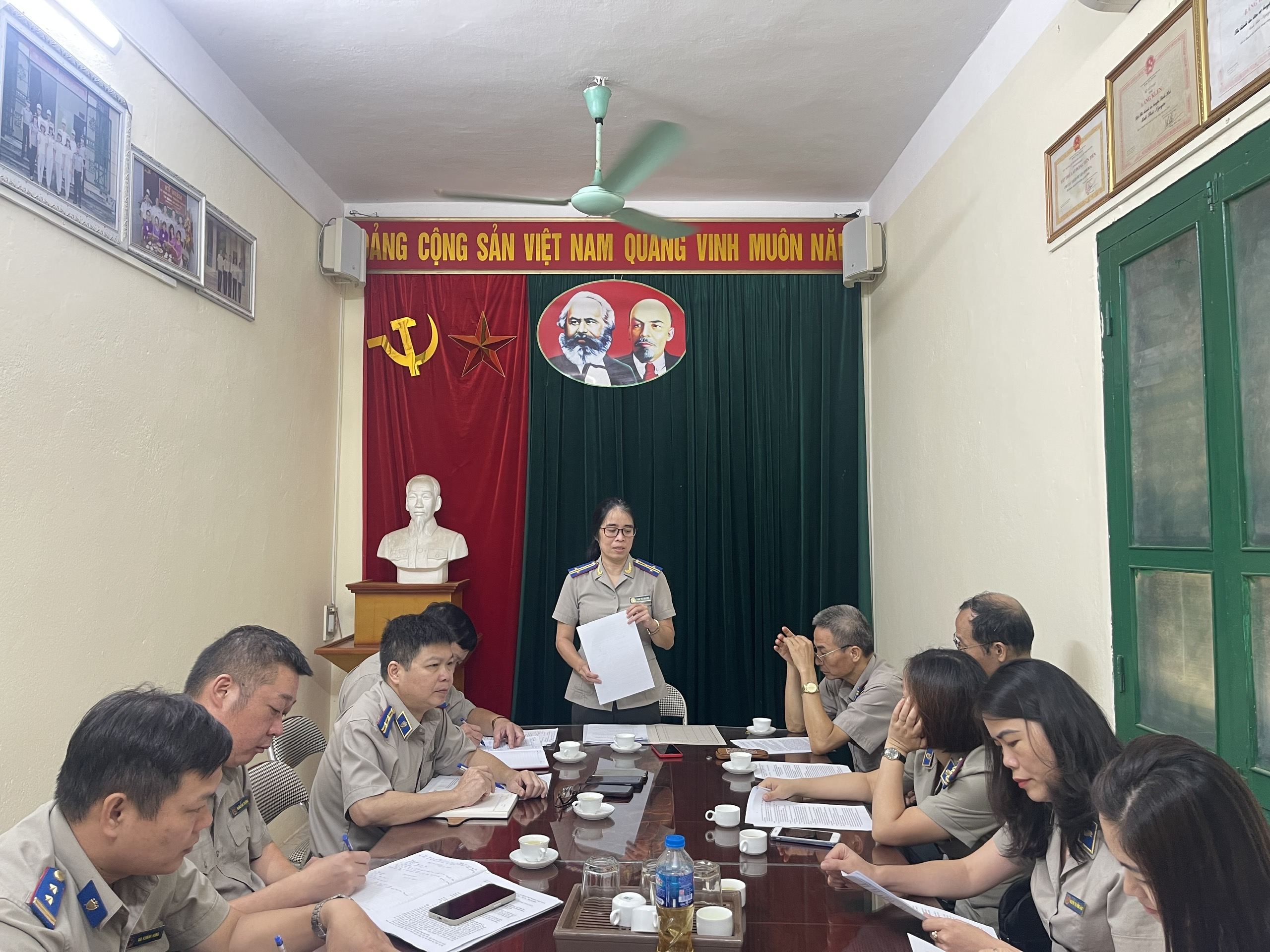 Kiểm tra toàn diện công tác THADS tại Chi cục THADS huyện Định Hóa năm 2024