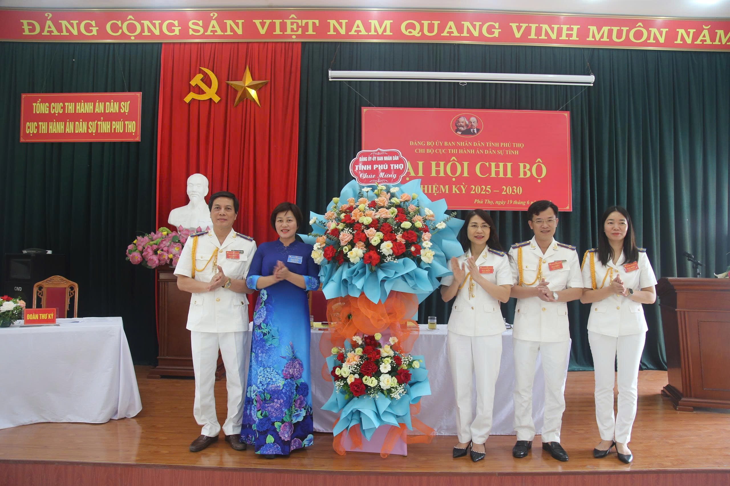 Chi bộ Cục Thi hành án dân sự tỉnh Phú Thọ tổ chức Đại hội Chi bộ lần thứ V, nhiệm kỳ 2025 – 2030