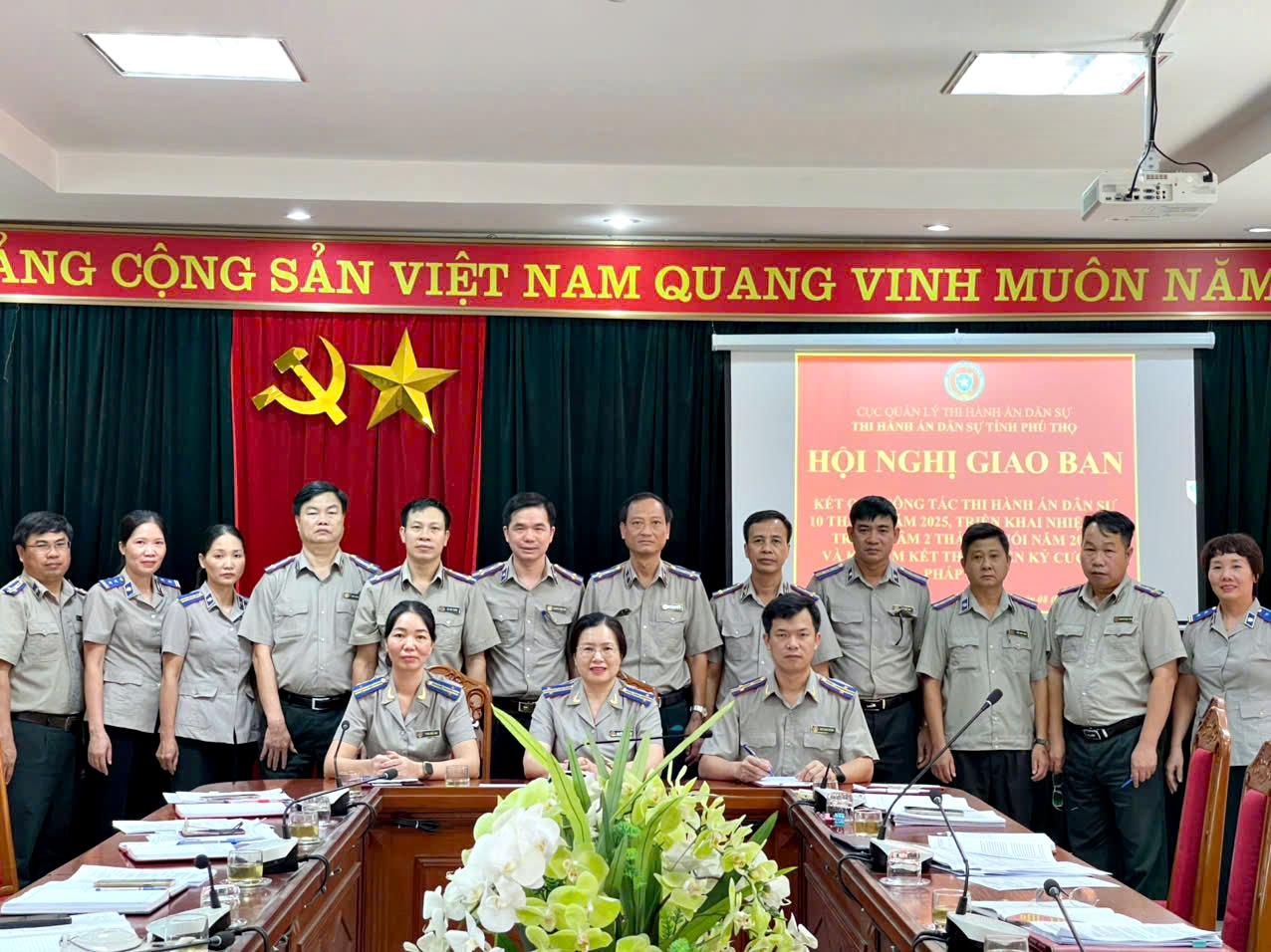 Thi hành án dân sự tỉnh Phú Thọ quyết tâm hoàn thành chỉ tiêu năm 2025