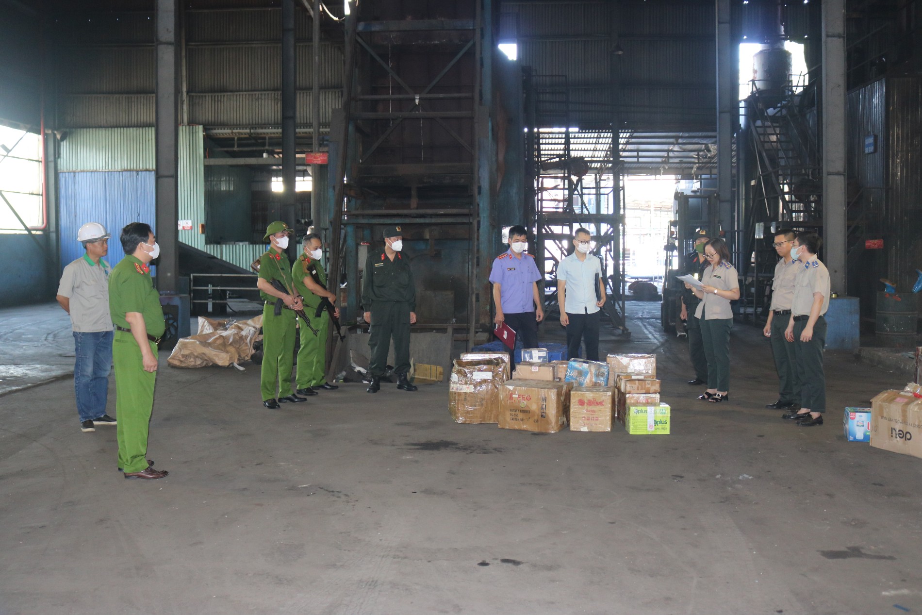 Đảm bảo an ninh an toàn quá trình tiêu huỷ vật chứng 27 vụ án hình sự