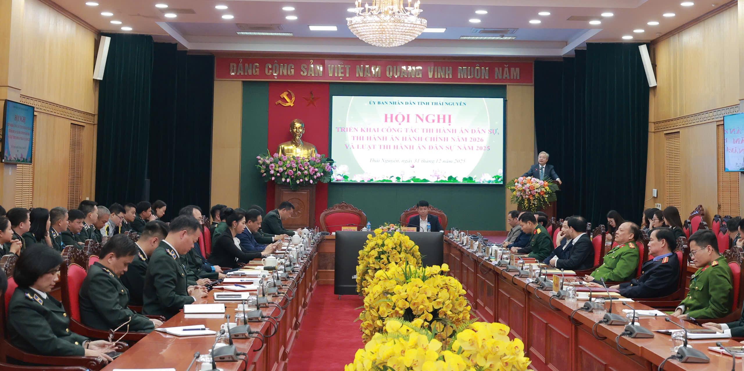 THADS tỉnh Thái Nguyên triển khai công tác thi hành án dân sự năm 2026 với phương châm “Hành động đột phá, lan toả kết quả”