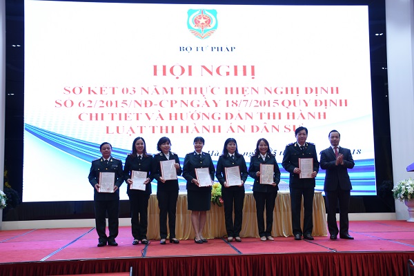 Hội nghị sơ kết 03 năm thực hiện Nghị định số 62/2015/NĐ-CP ngày 18/7/2015 quy định chi tiết và hướng dẫn thi hành Luật Thi hành án dân sự