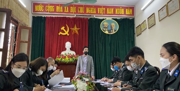 Cục Thi hành án dân sự thành tỉnh Phú Thọ thực hiện kế hoạch kiểm tra toàn diện công tác thi hành án dân sự năm 2022 tại Chi cục THADS huyện Cẩm Khê