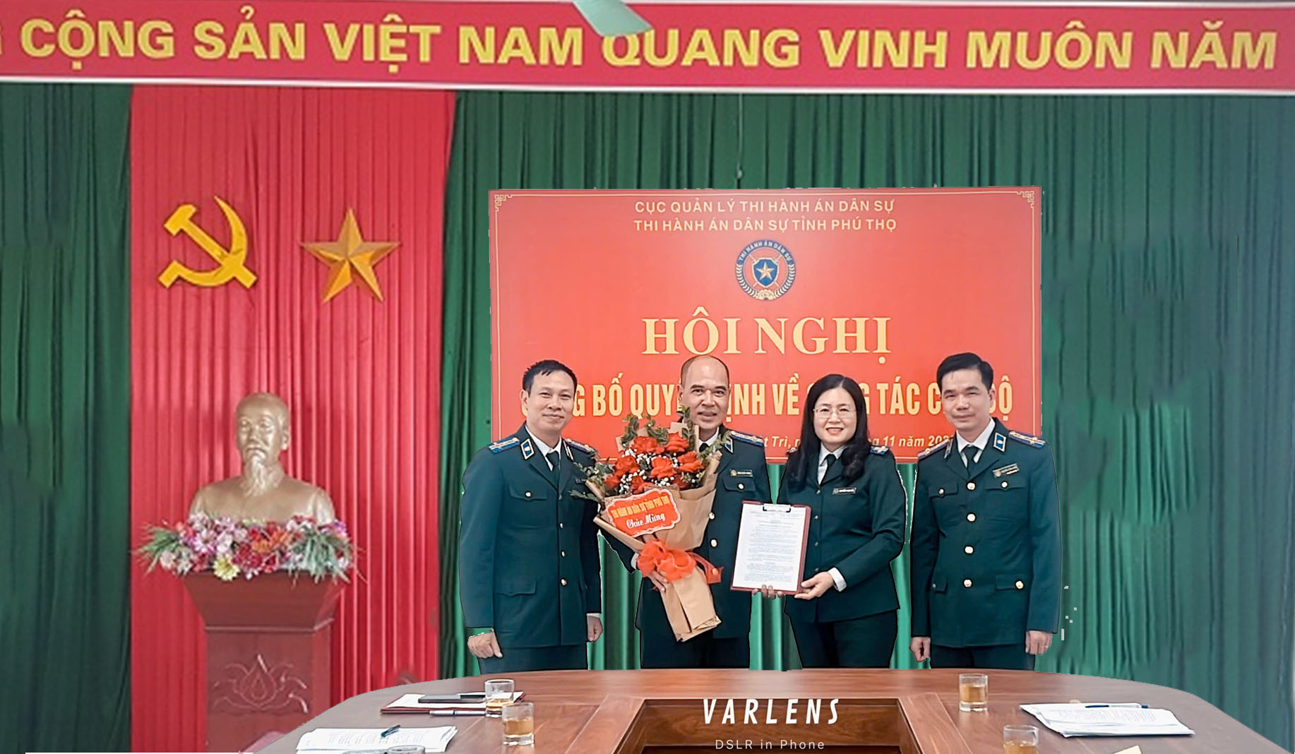 Thi hành án dân sự tỉnh Phú Thọ công bố Quyết định điều động, bổ nhiệm Trưởng Phòng THADS Khu vực 1