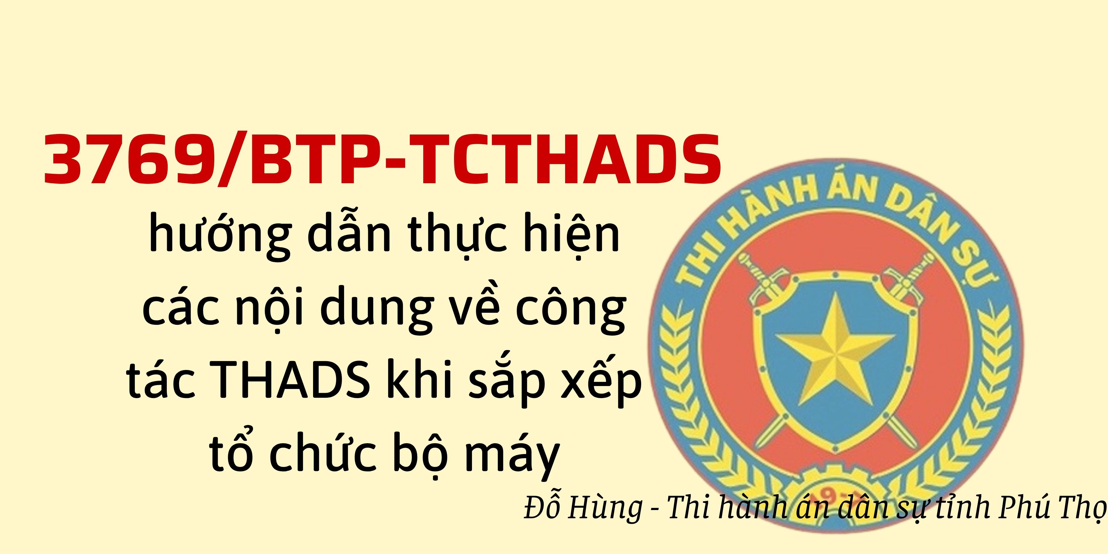 Thẩm quyền Phòng Thi hành án dân sự khu vực – Bảo đảm thông suốt công tác thi hành án sau sắp xếp tổ chức bộ máy