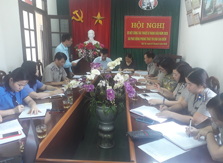 Ban Chỉ đạo Cải cách tư pháp tỉnh kiểm tra việc thực hiện nhiệm vụ cải cách tư pháp tại Chi cục THADS huyện Đại Từ